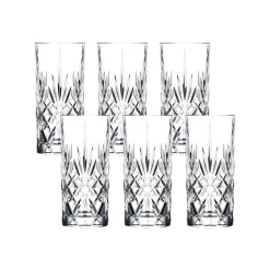 Karaca Weingläser & Kelchglas-RCR Melodia 6er-Set Trinkgläser 360 ml Klar