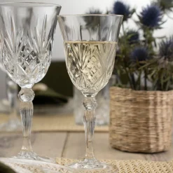 Karaca Weingläser & Kelchglas-RCR Melodia Kristall-Glas-Set, 6 Stück, 270 ml Klar