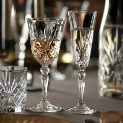 Karaca Weingläser & Kelchglas-RCR Melodia Kristall-Glas-Set, 6 Stück, 270 ml Klar