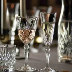 Karaca Weingläser & Kelchglas-RCR Melodia Kristall-Glas-Set, 6 Stück, 270 ml Klar