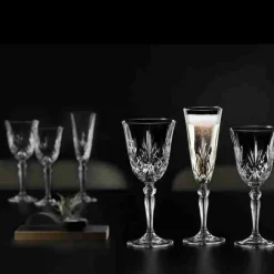 Karaca Weingläser & Kelchglas-RCR Melodia Kristall-Glas-Set, 6 Stück, 270 ml Klar