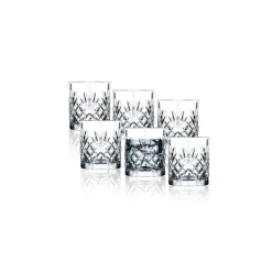 Karaca Gläser-Sets-Rcr Melodia Kristallwasserglas, 6 teilig Weıß01