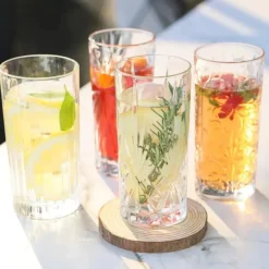 Karaca Gläser-Sets-RCR Mixology Gläserset, 4 Teilig, 360 ml Klar