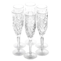 Karaca Gläser-Sets-Rcr Oasis Champagnerglas 160 ml Farblös