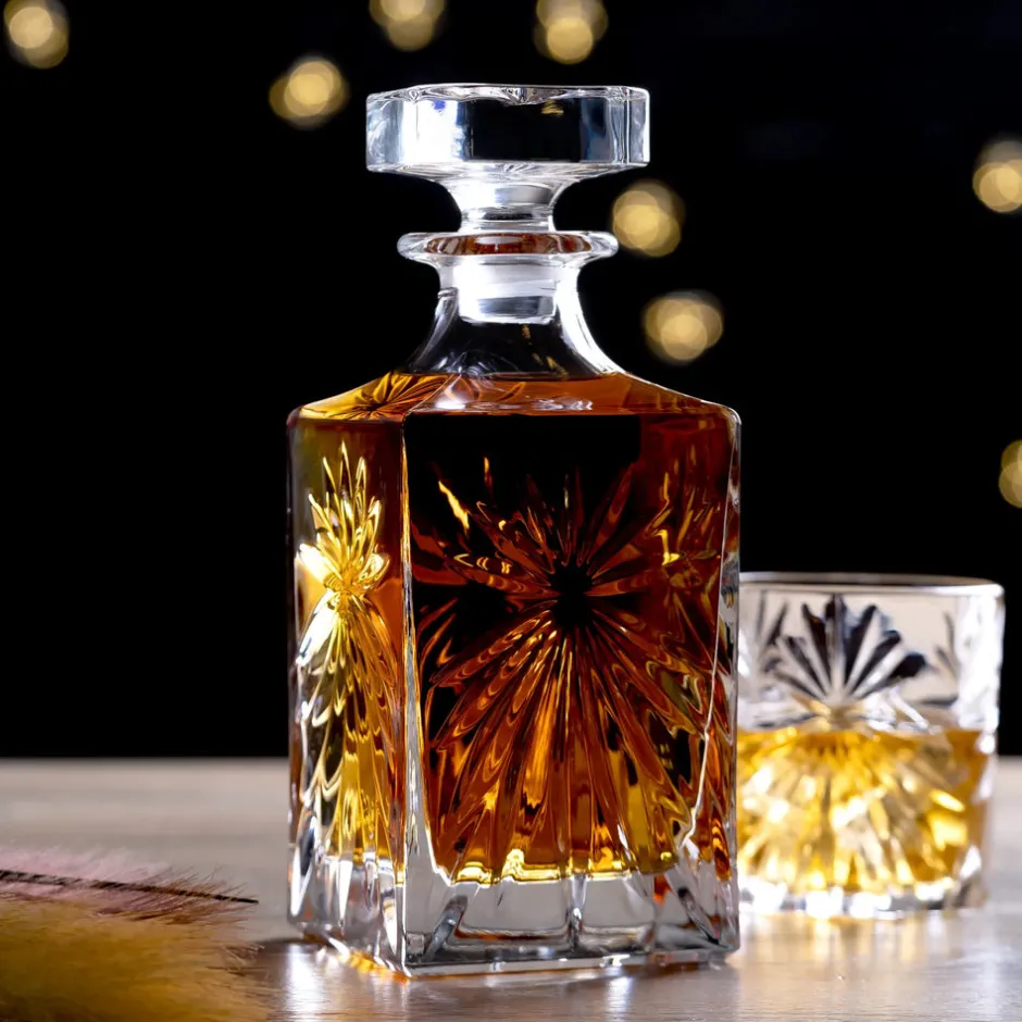 Karaca Karaffe-Rcr Oasis Whiskyflasche, 860 ml Farblös