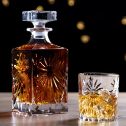Karaca Karaffe-Rcr Oasis Whiskyflasche, 860 ml Farblös