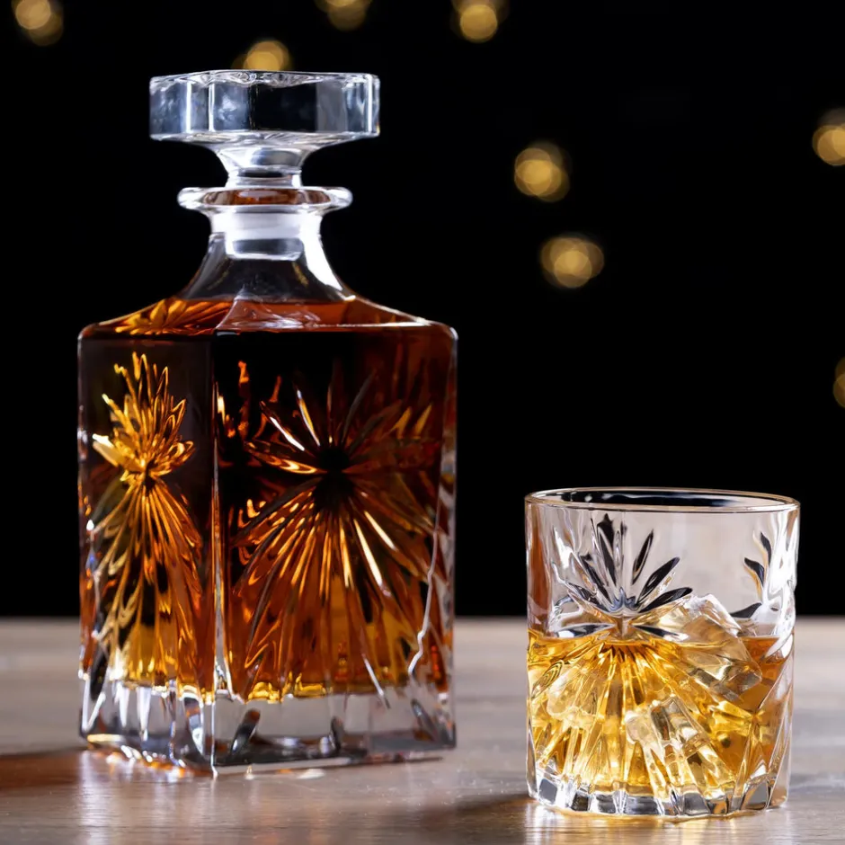 Karaca Karaffe-Rcr Oasis Whiskyflasche, 860 ml Farblös