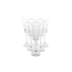 Karaca Gläser-Sets-Rcr Timeless 6 Stück Champagnerglasset 210 ml Weıß01