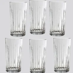 Karaca Gläser-Sets-RCR Timeless 6-teiliges Getränkeglas-Set 440 ml Klar