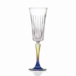 Karaca Weingläser & Kelchglas-RCR Zigeunerflöte Kelch, 6 Teilig Multıfarben02