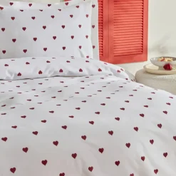 Karaca Bettwäsche-Sarah Anderson Amour Doppeltes Bettbezugs-Set Weıß01