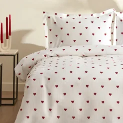 Karaca Tagesdecke Set-Sarah Anderson Amour Einzelbett Piké-Set Red