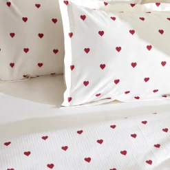 Karaca Tagesdecke Set-Sarah Anderson Amour Einzelbett Piké-Set Red
