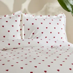 Karaca Tagesdecke Set-Sarah Anderson Amour Einzelbett Piké-Set Red