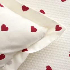 Karaca Tagesdecke Set-Sarah Anderson Amour Einzelbett Piké-Set Red