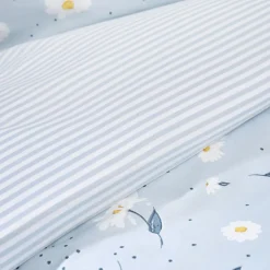 Karaca Bettwäsche-Sarah Anderson Gänseblümchen Mint 100% Baumwolle Doppel Bettbezug Kissen Set Mınze