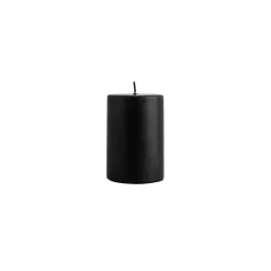 Karaca Kerzen-SİLİNDİR MUM 6,5X10 CM, SİYAH Schwarz01