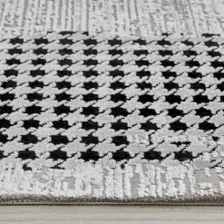 Karaca Teppich-Viskose Premium Gänsefuß Muster Teppich 160x230cm